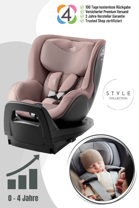 Britax Römer Dualfix Pro Kindersitz - ab 40 cm - 105 cm, Alter: Geburt bis ca. 4 Jahre
