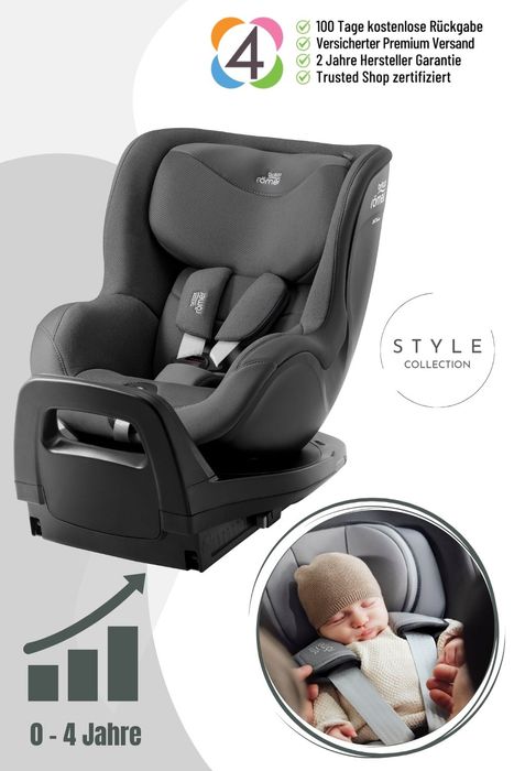 Britax Römer Dualfix Pro Kindersitz - ab 40 cm - 105 cm, Alter: Geburt bis ca. 4 Jahre