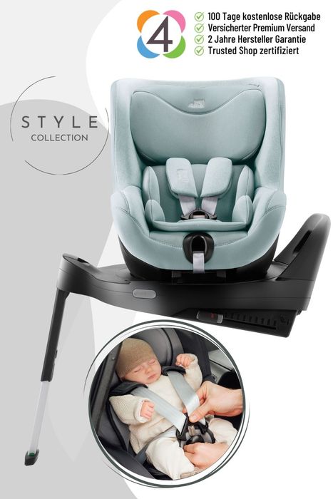 Britax Römer Dualfix Pro M Kindersitz - ab 61 cm - 105 cm, Alter: ca. 3 Monate bis ca. 4 Jahre