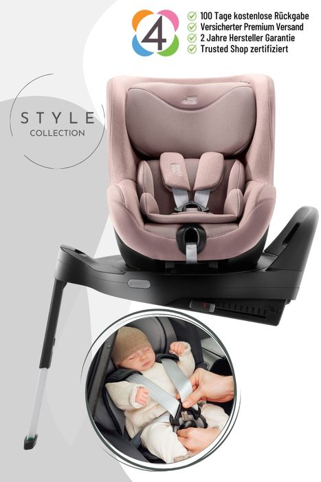 Britax Römer Dualfix Pro M Kindersitz - ab 61 cm - 105 cm, Alter: ca. 3 Monate bis ca. 4 Jahre