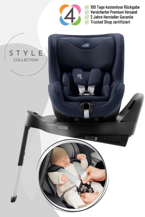 Britax Römer Dualfix Pro M Kindersitz - ab 61 cm - 105 cm, Alter: ca. 3 Monate bis ca. 4 Jahre