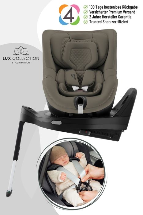 Britax Römer Dualfix Pro M Kindersitz - ab 61 cm - 105 cm, Alter: ca. 3 Monate bis ca. 4 Jahre