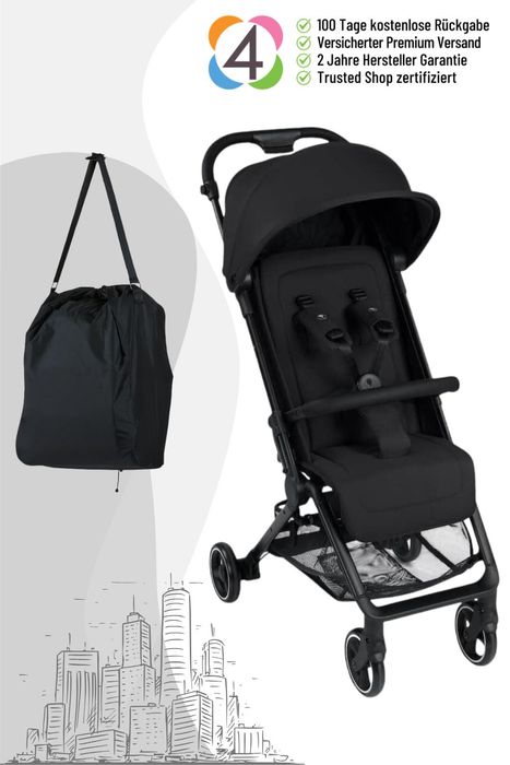 ABC Design Ping 3 Travel Buggy - Reisebuggy ab 6 Monaten - 22 kg