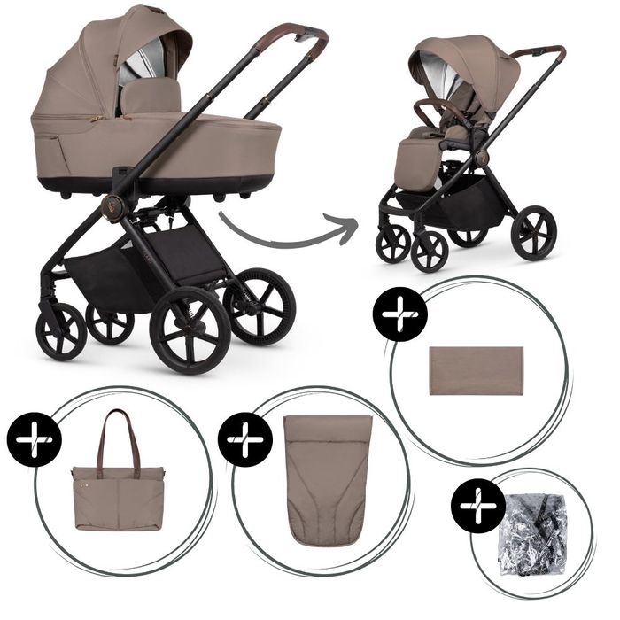 Venicci Claro 2in1 Kombikinderwagen inkl. Gratis Babyschalenadapter
