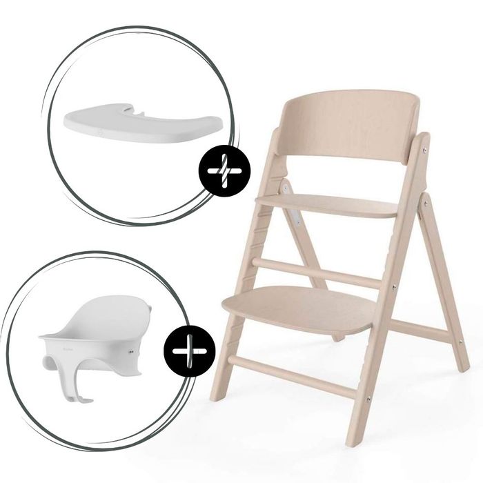 Cybex Click & Fold 3-in-1 Hochstuhl (inkl. Babyset und Tablet)