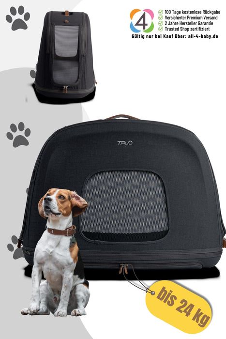 Tavo Crispin Tier Transporttasche Medium / extra leicht