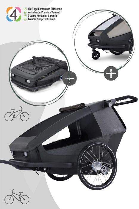 Croozer Kid Yuuna All-in-One Fahrradanhänger