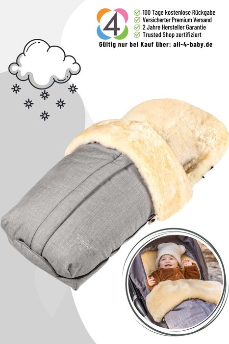 Fellhof Kinderwagenfellsack Cortina / Fußsack