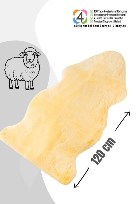 Fellhof Lammfell fürs Bett / Medizinisches Lammfell