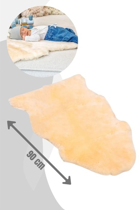 Fellhof Baby-Lammfell geschoren