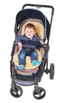 Fellhof Kinderwagen Einlage Lammfell (37 x 75 cm)