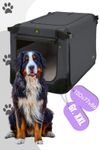 Maelson Soft Kennel faltbare Hundebox / Tier Transportbox XXL (anthrazit)