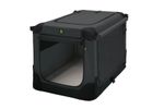 Maelson Soft Kennel faltbare Hundebox / Tier Transportbox XXL (anthrazit)