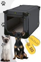 Maelson Soft Kennel faltbare Hundebox in 5 Größen, anthrazit