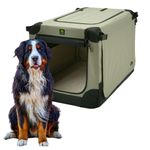 Maelson Soft Kennel faltbare Hundebox / Tier Transportbox XXL (beige)