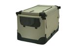 Maelson Soft Kennel faltbare Hundebox / Tier Transportbox XXL (beige)