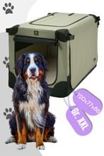 Maelson Soft Kennel faltbare Hundebox / Tier Transportbox XXL (beige)