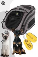 Maelson Snuggle Kennel / Faltbare Stofftransportbox - Anthrazit