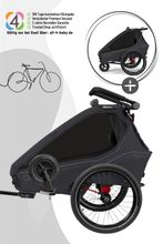 Qeridoo Kidgoo 1 - Kinderfahrradanhänger für 1 Kind - Modell 2026