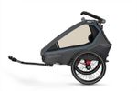 Qeridoo Kidgoo 2 - Kinderfahrradanhänger für 2 Kinder