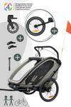 Hauck Bike n Walk Duo Kinderfahrradanhänger