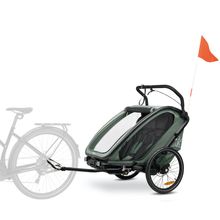 Hauck Bike n Walk Duo Kinderfahrradanhänger