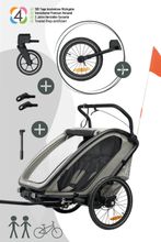 Hauck Bike n Walk Duo Kinderfahrradanhänger