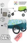 CROOZER Cargo Tuure Picknick-Party-Bundle Sonderedition - Farbe: Colourful Journey