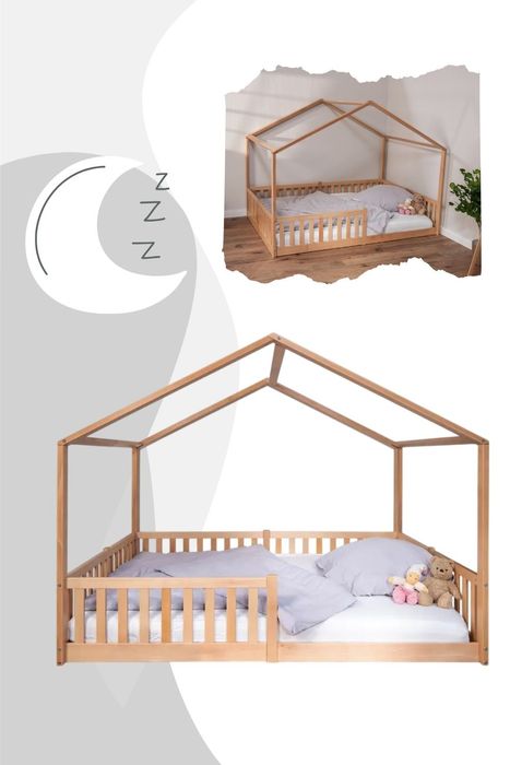 tiSsi® Hausbett / Bodenbett ENNO Gr. 90 x 200 cm