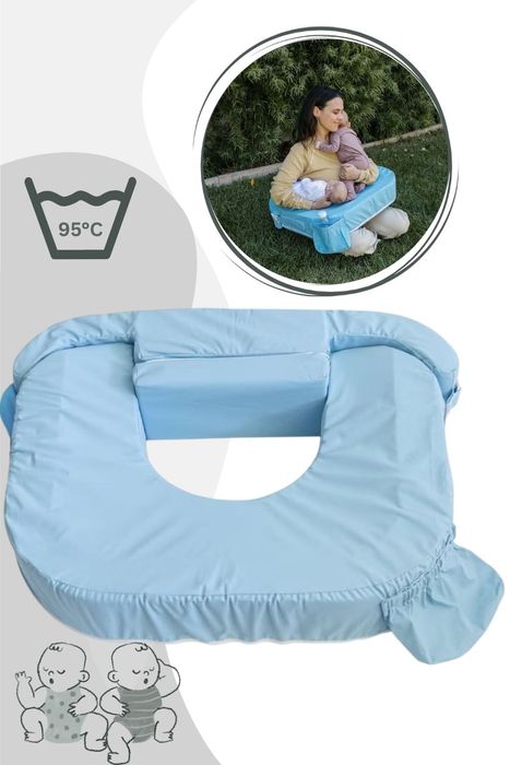 baby wild Amerikanische Stillkissen Original für Zwillinge, abwaschbar