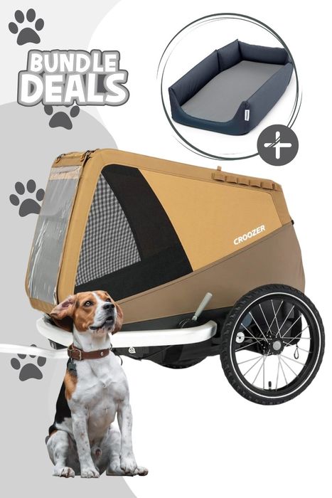 Croozer Dog Enna Easy Starter Bundle inkl. Enna Hundebett