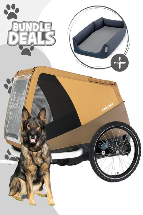 Croozer Dog Mikke Easy Start Bundle inkl. Mikke Hundebett 