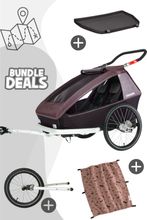 Croozer Kid Vaaya 2 Activity Bundle - Farbe: Blossom Red
