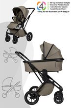 Moon PIÙ Kinderwagen / Kombikinderwagen inkl. Gratis Babyschalen Adapter.