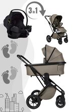 Moon PIÙ Kinderwagen Set inkl. Cosmo 2.0. Babyschale