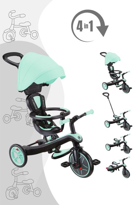 Globber Trike Explorer 4-in-1 Dreirad / Laufrad