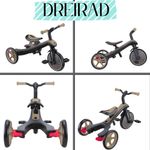 Globber Trike Explorer 4-in-1 Dreirad / Laufrad