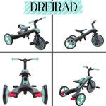Globber Trike Explorer 4-in-1 Dreirad / Laufrad