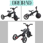 Globber Trike Explorer Foldable 4-in-1 Dreirad / Laufrad