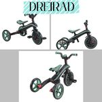 Globber Trike Explorer Foldable 4-in-1 Dreirad / Laufrad