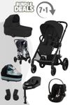 Cybex Balios S Lux inkl. Babywanne, Babyschale Cloud G / Isofix Base G