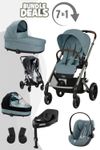 Cybex Balios S Lux Kinderwagen inkl. Babywanne, Babyschale Cloud G und Isofix Base G