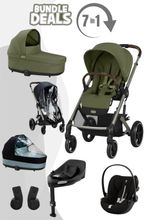 Cybex Balios S Lux inkl. Babywanne, Babyschale Cloud G / Isofix Base G