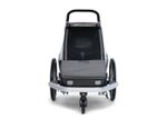 Croozer Kid Keeke 1 All Weather Bundle - Mountain Grey
