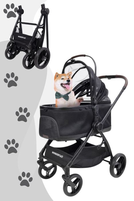 Wonderfold P3 Tier Transportwagen für mittlere Tiere / Hunde Buggy