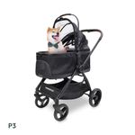 Wonderfold P3 Tier Transportwagen für mittlere Tiere / Hunde Buggy