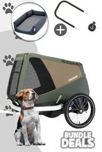 Croozer Dog Enna Starter Bundle inkl. Enna Hundebett und Buggyset