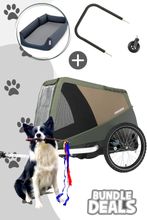 Croozer Dog Mikke Easy Start Bundle inkl. Mikke Hundebett und Buggy Set