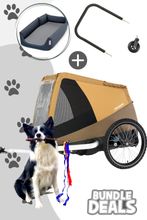 Croozer Dog Mikke Easy Start Bundle inkl. Mikke Hundebett und Buggy Set