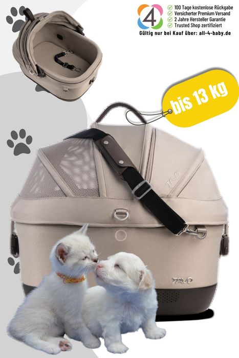 Tavo Pets Maeve™ iso5X Wind Haustier-Autositz Small mit Belüftungssystem